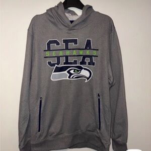 NFL Gray Seahawks Logo Hoodie